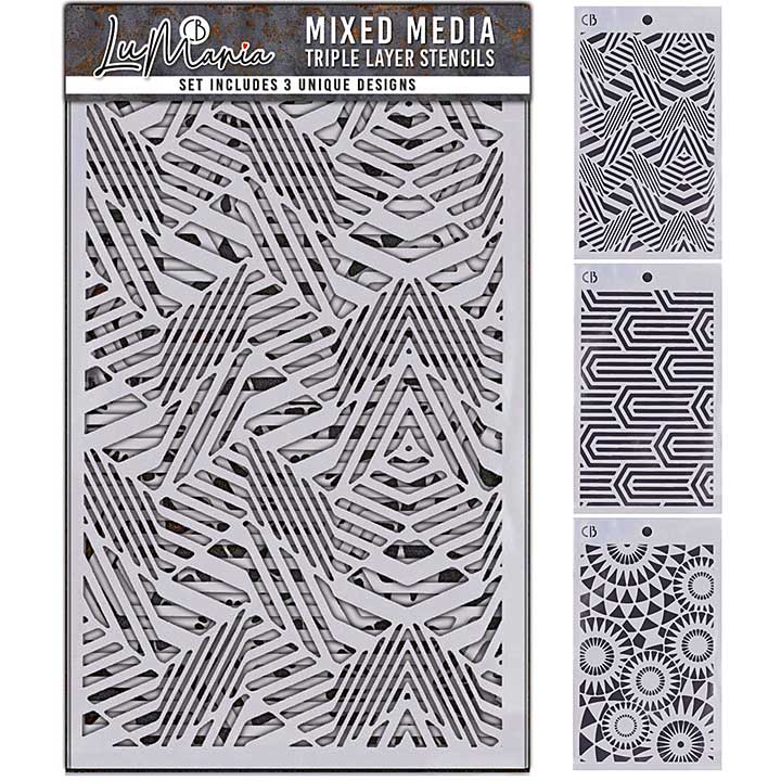 SO: Ciao Bella Stencil Mix Triple Layer Set #003