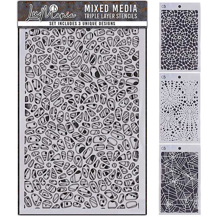 Ciao Bella Stencil Mix Triple Layer Set #004