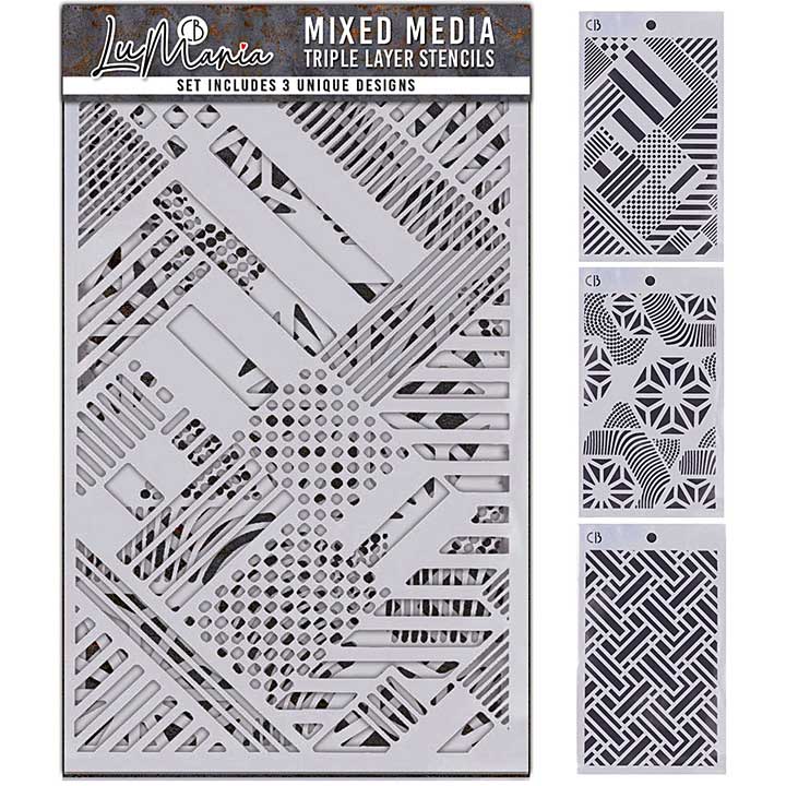 Ciao Bella Stencil Mix Triple Layer Set #005