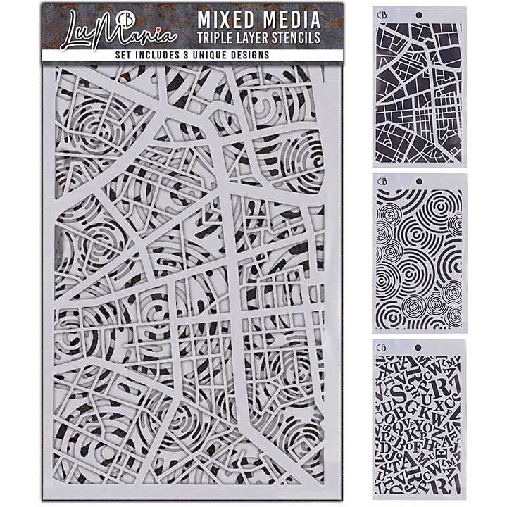 SO: Ciao Bella Stencil Mix Triple Layer Set #006