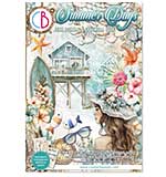 Ciao Bella Summer Days A4 Junk Journal Ephemera Book (32pcs)