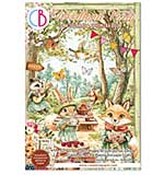 Ciao Bella Woodland Party A4 Junk Journal Ephemera Book (32pcs)