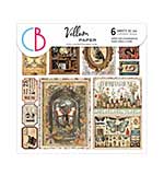 Ciao Bella Cabinet of Curiosities 6x6 Inch Vellum Fussy Cut (6pcs)