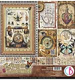 SO: Ciao Bella Cabinet of Curiosities 12x12 Inch Paper Pad (12pcs)