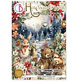 Ciao Bella Hot Cocoa and Holly A4 Junk Journal Ephemera Book (32pcs)