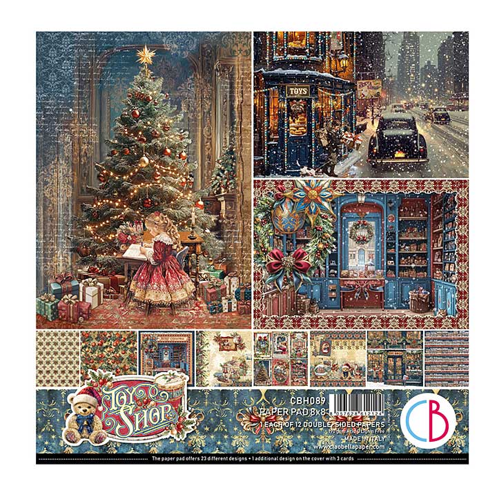 Ciao Bella Toy Shop 8x8 Inch Paper Pad (12pcs)