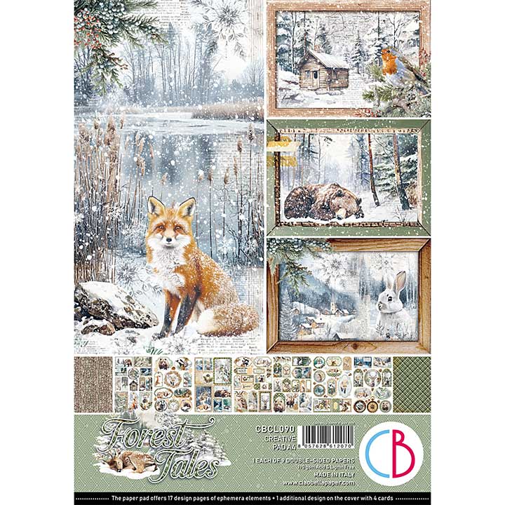Ciao Bella Forest Tales A4 Creative Pad (9pcs)