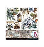 Ciao Bella Forest Tales 6x6 Inch Fussy Cut Pad (24pcs)