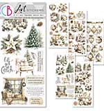 Ciao Bella Winter Season Transparent Adhesive Sheets (5pcs)