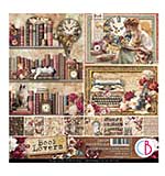 Ciao Bella Book Lovers Pad 8x8 Inch Paper Pad (12pcs)