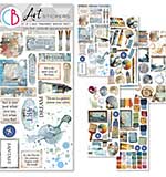 SO: Ciao Bella An Artist Journey Transparent Adhesive Sheets (5pcs)