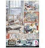 Ciao Bella An Artist Journey A4 Creative Pad (9pcs)