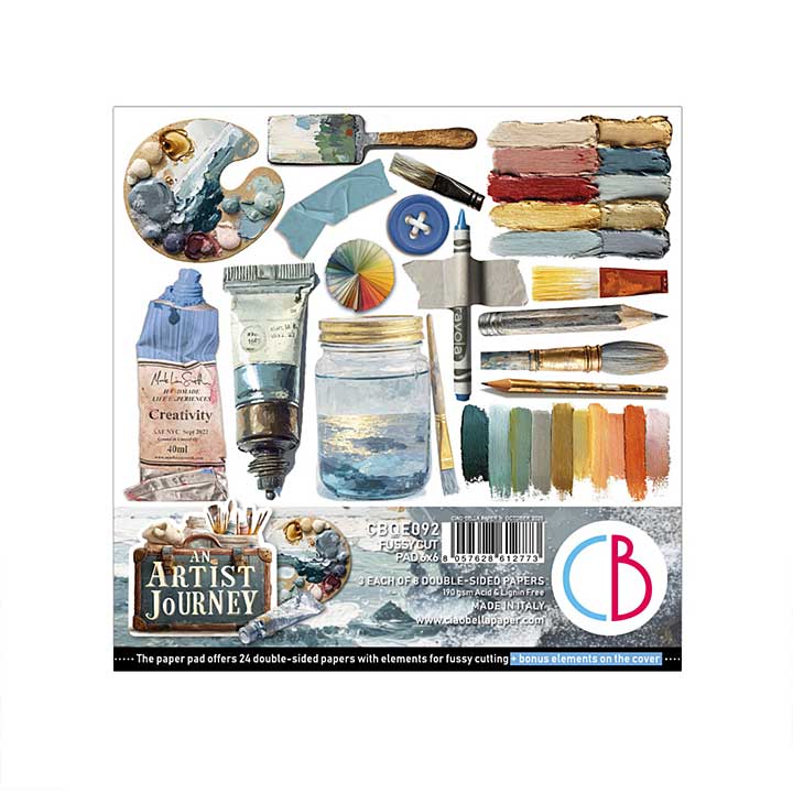 SO: Ciao Bella An Artist Journey 6x6 Inch Fussy Cut Pad (24pcs)