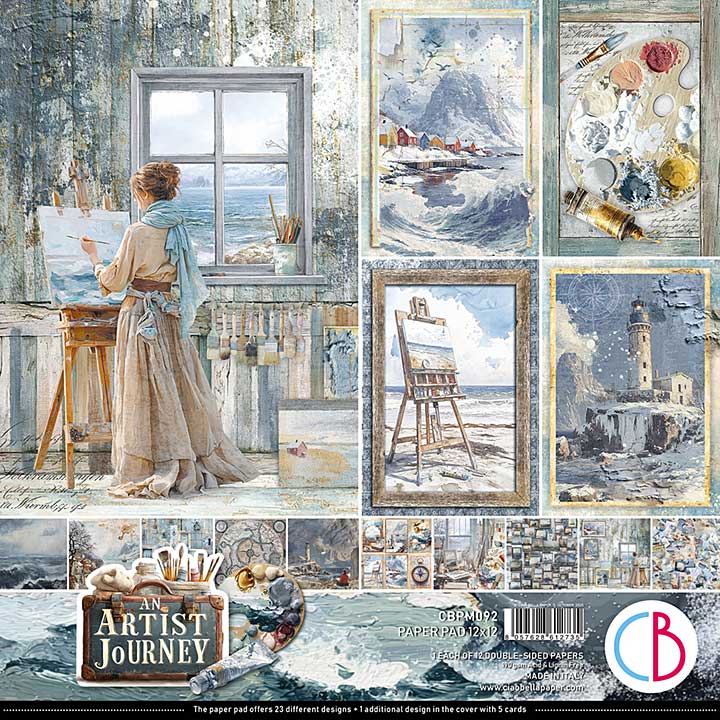 SO: Ciao Bella An Artist Journey 12x12 Inch Paper Pad (12pcs)