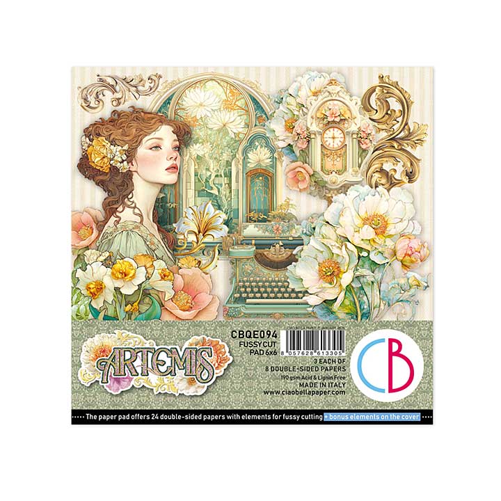 Ciao Bella Artemis 6x6 Inch Fussy Cut Pad (24pcs)