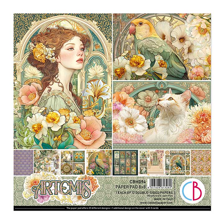 Ciao Bella Artemis Pad 8x8 Inch Paper Pad (12pcs)