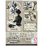 Ciao Bella Typographic A4 Creative Pad (9pcs)