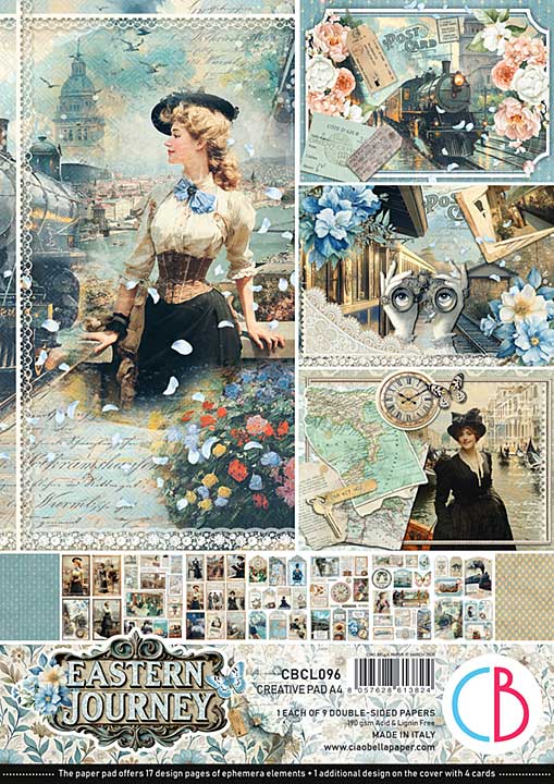 Ciao Bella Eastern Journey A4 Creative Pad (9pcs)