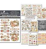 Ciao Bella Lost in Time Mixed Media Stickers (10pcs)