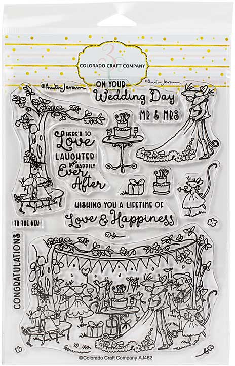 SO: Colorado Craft Company Clear Stamps 6X8 - Happily Ever After-By Anita Jeram
