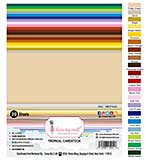 Dress My Craft - Tropical Smooth Cardstock 250gsm 8.25 x 11.75, 20 sheets