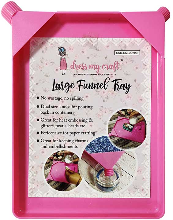 SO: Dress My Craft Large Funnel Tray - 9.84X6.45