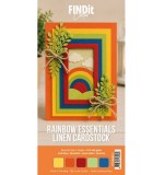 Find It Linen Cardstock 4K Rainbow Essentials (75pcs)
