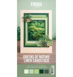 Find It Linen Cardstock 4K Greens of Nature Pack (75pcs)