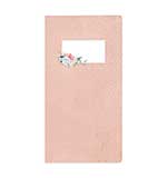 P13 Ladys Diary Travel Journal 4.25X8.25 - 10 White Cards