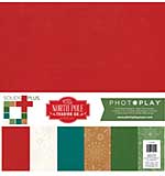 SO: PhotoPlay Double-Sided Solids + Paper Pack 12x12 6Pkg - The North Pole Trading Co