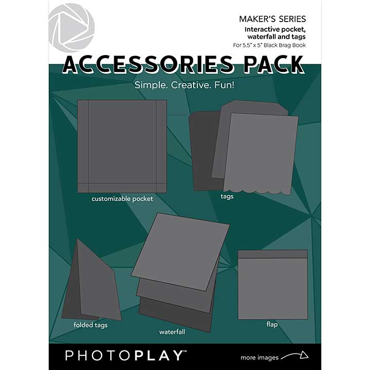 PhotoPlay Brag Book Accessories Pack - Black
