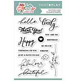 PhotoPlay Hello Lovely - Clear Stamps
