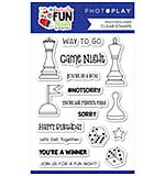 PhotoPlay Family Fun Night Clear Stamp Set