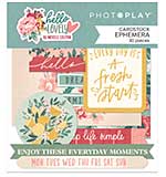 PhotoPlay Hello Lovely - Ephemera Cardstock Die-Cuts
