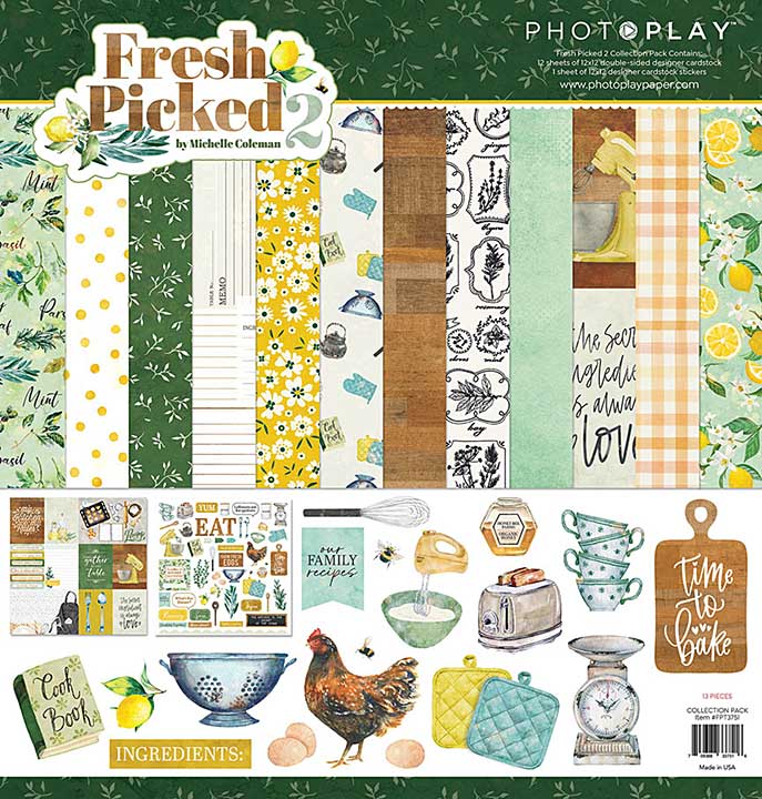 PhotoPlay Freshly Picked - Collection Pack (12x12)