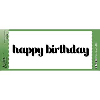 Picket Fence Studios SlimLine Happy Birthday Word Die