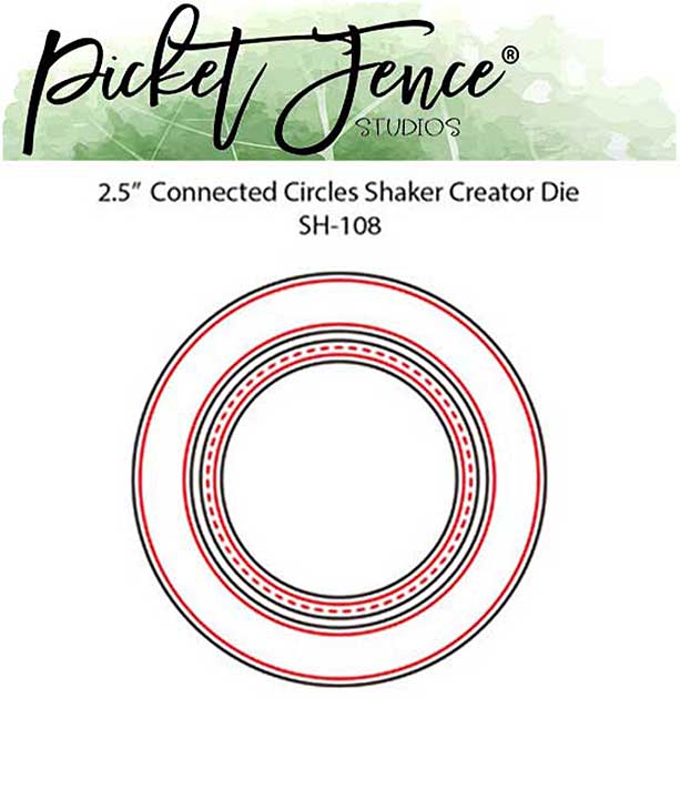 Picket Fence Studios Connected Circles 2.5 Inch Shaker Creator