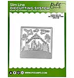 Picket Fence Studios Nativity Slim Line 4x4 Inch Die Cutting System Insert