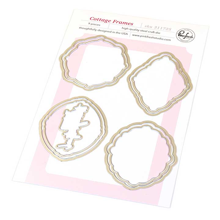 Pinkfresh Studio Homespun with Heart Die Cottage Frames
