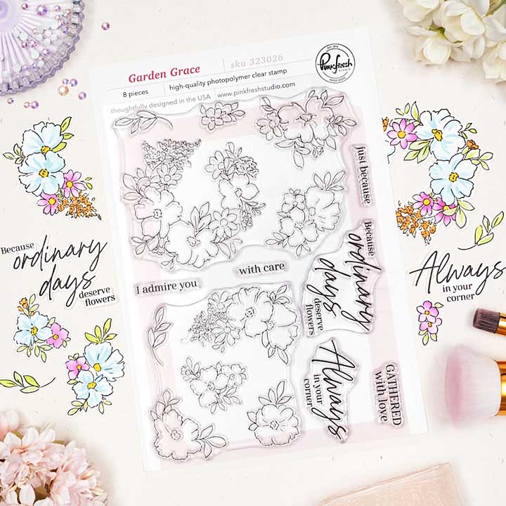 Pinkfresh Studio Garden Grace - Stamp (Dawn Woleslagle) (Day Dream Eidt)