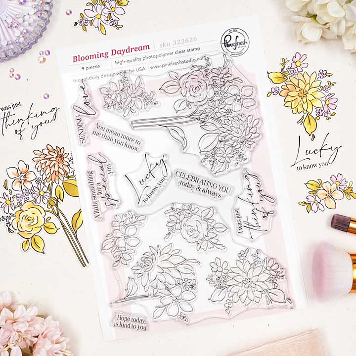 Pinkfresh Studio Blooming Daydream - Stamp (Inna Moreva) (Day Dream Edit)