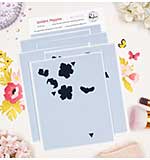 Pinkfresh Studio Golden Poppies - Stencil (Inna Moreva) (Day Dream Eidt)