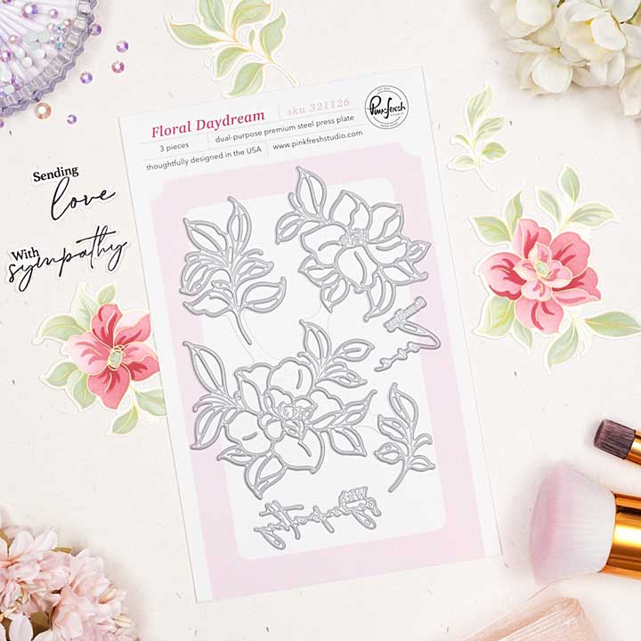 Pinkfresh Studio Floral Daydream - Press Plate (Inna Moreva) (Day Dream Eidt)