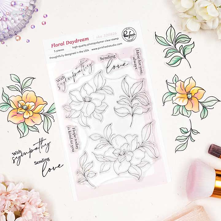 Pinkfresh Studio Floral Daydream - Stamp (Inna Moreva) (Day Dream Eidt)