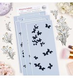 Pinkfresh Studio Whispering Daffodils - Stencil (The Whimsical Creative Design Studio) (Day Dream Edit)