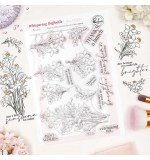 Pinkfresh Studio Whispering Daffodils - Stamp (The Whimsical Creative Design Studio) (Day Dream Edit)