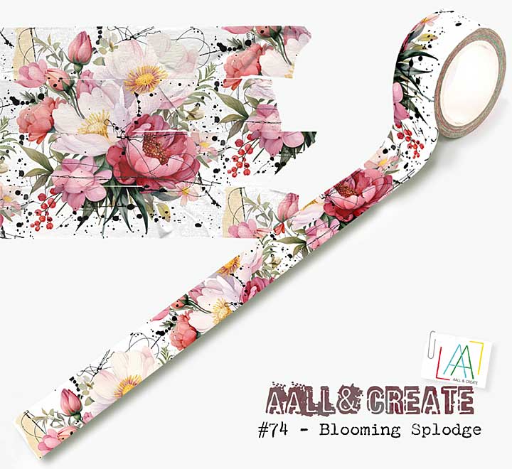 Aall and Create Washi Tape 25mm 10m Blooming Splodge (Layer it Up)