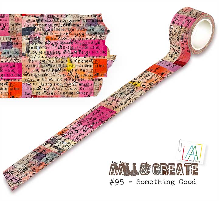 Aall and Create Washi Tape 25mm 10m Something Good (Layer it Up)