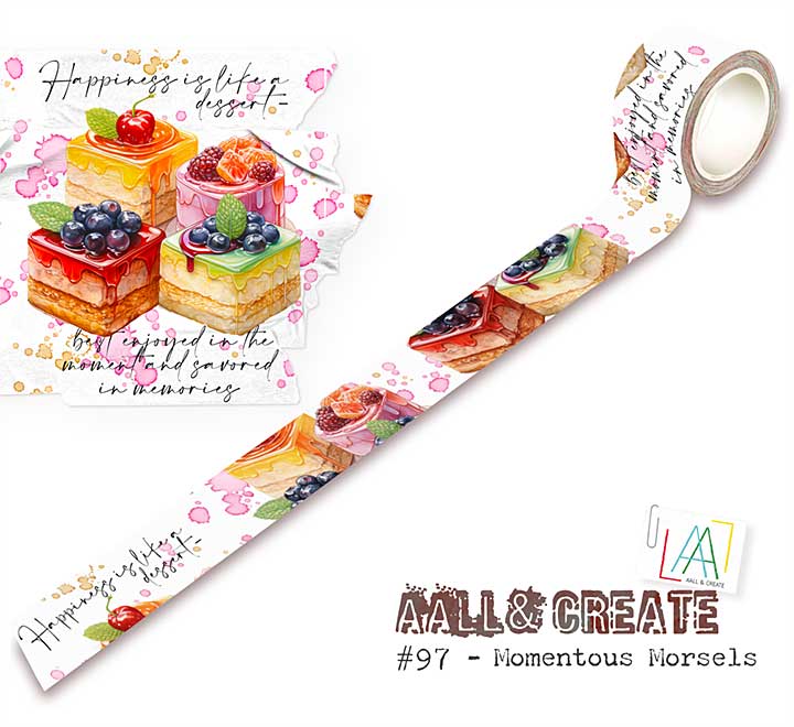 Aall and Create Washi Tape 25mm 10m Momentous Morsels (Layer it Up)