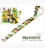 SO: Aall and Create Washi Tape 25mm 10m Sunflower and Hare (Layer it Up)
